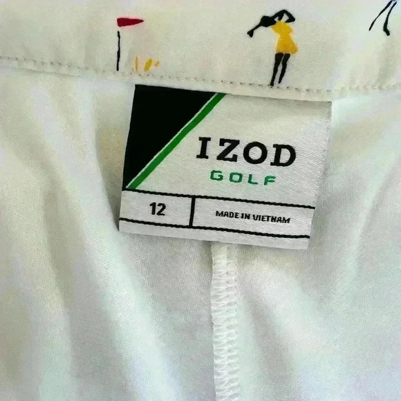 NEW! IZOD Golf Skort with Golfer Print - Picture 9 of 10